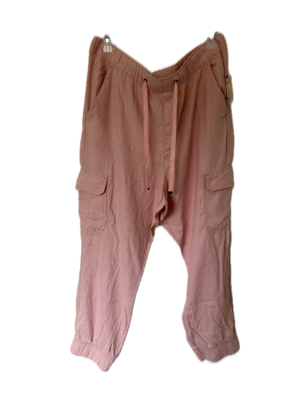Light Pink Cargo Jogger Pants